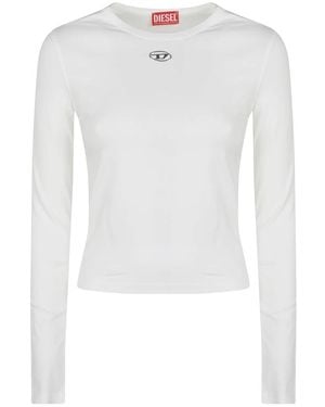 DIESEL Long Sleeve Tops - Blanco