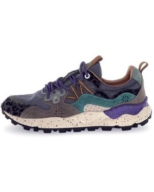 Flower Mountain Sneakers - Bleu