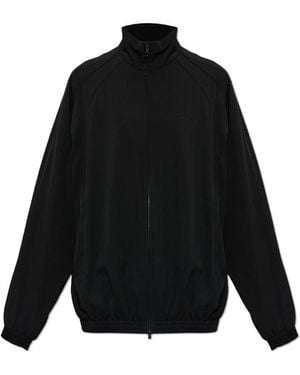 Balenciaga Wolljacke Mit Stehkragen - Schwarz