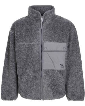 Maison Kitsuné Fleece Jackets - Gris