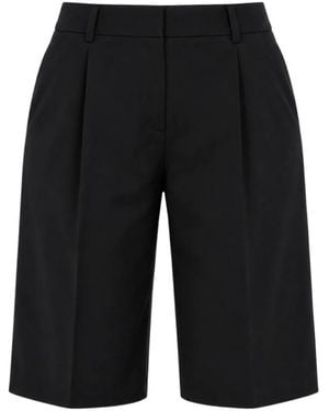 Norma Kamali Long Shorts - Negro