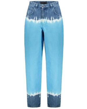 Alberta Ferretti Straight Jeans - Azul