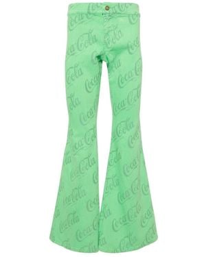ERL Flared Jeans - Green