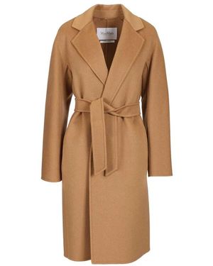 Max Mara Jassen ,Leer Cashmere Wikkeljas - Bruin