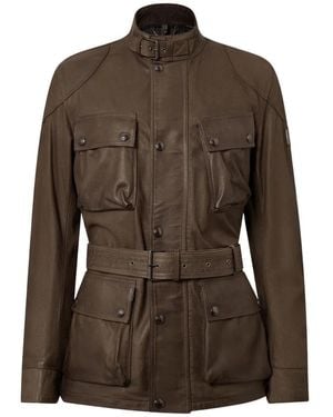Belstaff Leather Jackets - Marrón