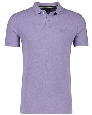 Superdry Polo Shirts - Purple