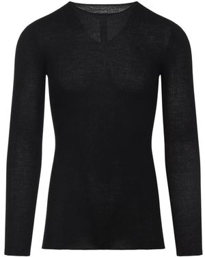Rick Owens Round-Neck Knitwear - Zwart