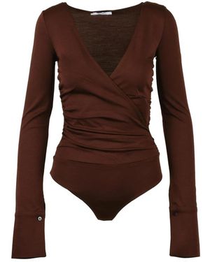 Max Mara Tops ,Bruin ,Wol Body