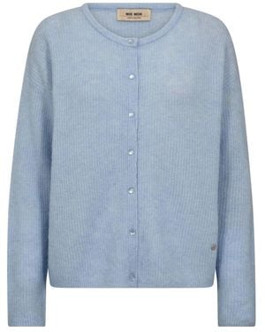 Mos Mosh Mmalmine Knit Cardigan - Blauw