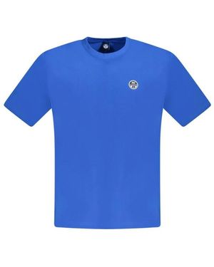 North Sails Tops ,Blauw ,Katoen Crew Neck Tee Short Sleeve