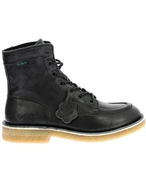 Kickers Lace-Up Boots - Negro