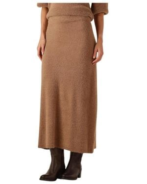 RUBY TUESDAY Rokken ,Bruin ,Wol Vilette Maxi Rok