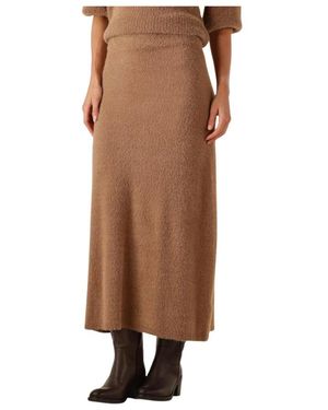 RUBY TUESDAY Vilette Maxi Rock - Braun