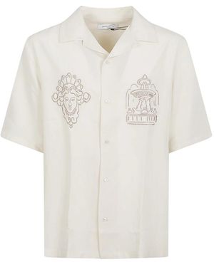 Maison Kitsuné Parisian Monuments Resort Shirt - Wit