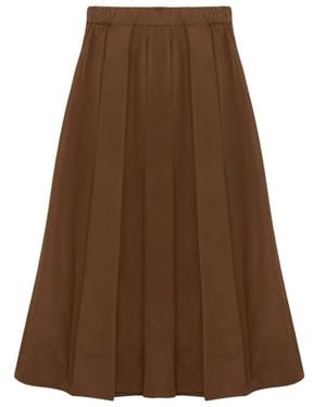 Alpha Studio Maxi Skirts - Marrón