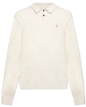 AllSaints Polo Shirts - White