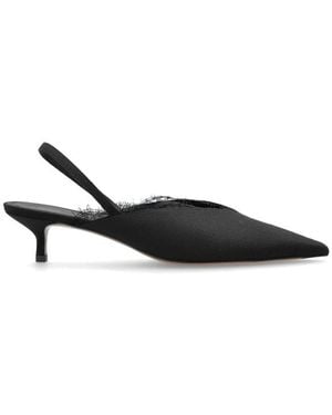 Neous Schoenen ,Zwart ,Tule Schoenen Met Hak Irena