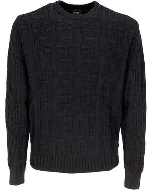 Huf Round-Neck Knitwear - Blue
