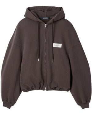 Jacquemus Zip-Throughs - Marrón