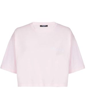 Balmain T-Shirts - Rose