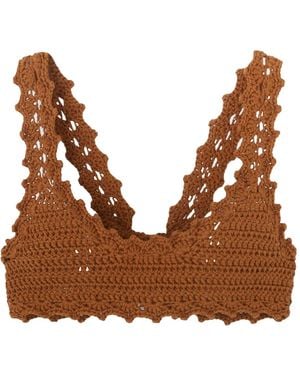 Ermanno Scervino Sleeveless Tops - Marrone
