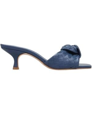 SCHUTZ SHOES Heeled Mules - Azul