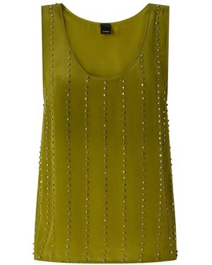 Pinko Tops ,Groen ,Tessa Vest Top