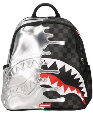 Sprayground Tassen ,Zwart ,Side Drip Check Savage Rugzak