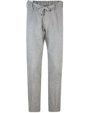 Eleventy Straight Trousers - Grijs