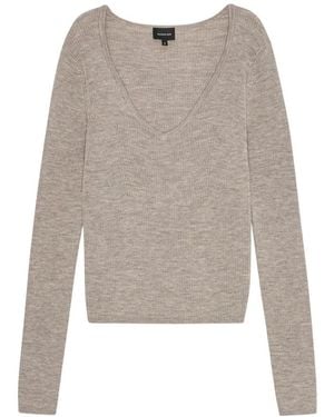 Birgitte Herskind Truien & Vesten ,Grijs ,Nova Gebreide Blouse