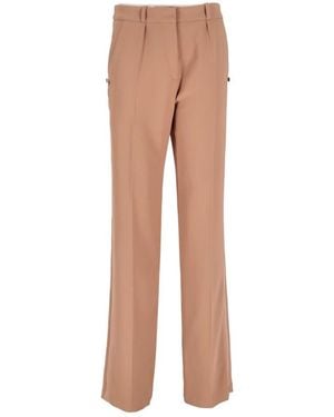 Elisabetta Franchi Wide Trousers - Marrone