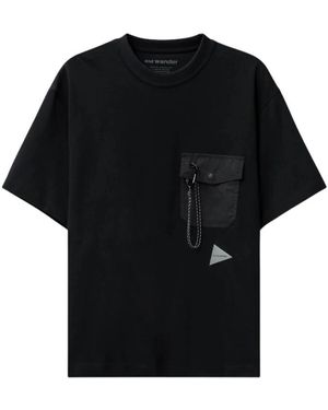 and wander T-Shirts - Nero