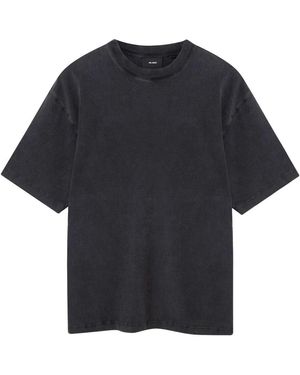 Axel Arigato Schwarzes T-Shirt Mit Logo-Applikation