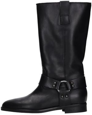 GISÉL MOIRÉ Schoenen ,Zwart ,Laarzen Zwart
