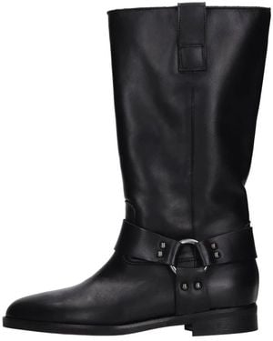 GISÉL MOIRÉ Schoenen ,Zwart ,Laarzen Zwart