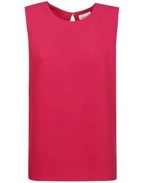 P.A.R.O.S.H. Sleeveless Tops - Pink