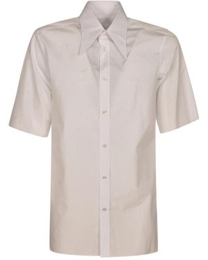 Maison Margiela Short Sleeve Shirts - Pink