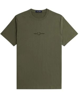 Fred Perry T-Shirts - Green