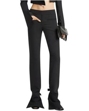 Courreges Slim-Fit Broeken - Zwart
