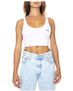 Vans Tops ,Paars ,Katoen Top - Blauw