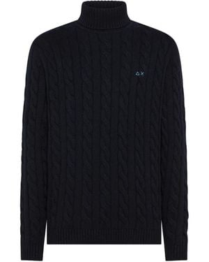 Sun 68 Turtlenecks - Black