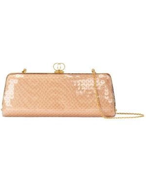 Gucci Moiré Clutch - Natur