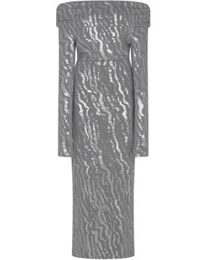 ROTATE BIRGER CHRISTENSEN Party Dresses - Grey