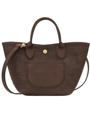 Longchamp Le Pliage Collection Korbtasche Xs Stoff - Braun