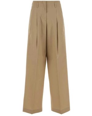 Golden Goose Wide Trousers - Natural