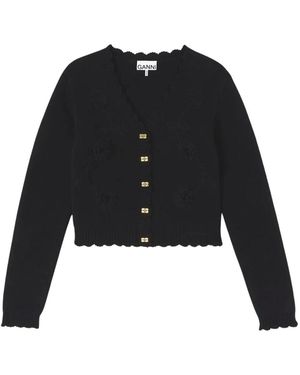 Ganni Cardigans - Black