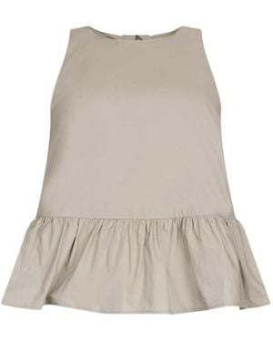 Liu Jo Sleeveless Tops - Gray
