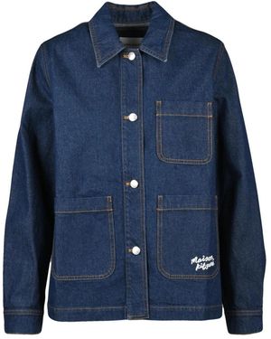 Maison Kitsuné Denim Jackets - Blu