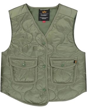 Alpha Industries Als Gilet W - Groen