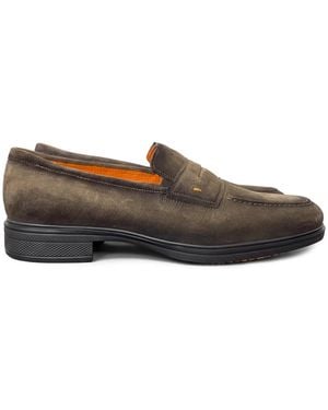 Santoni Loafers - Marrón